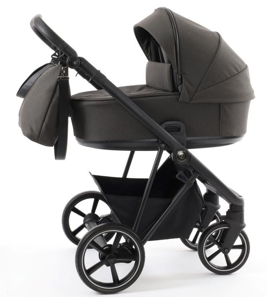 Babystyle Prestige Pram and Accessory Bundle - Earth/Black Vogue Chassis