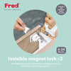 Fred Home Safety Invisible Magnet Lock - White