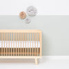 Little Green Sheep Organic Cot and Cotbed Fitted Sheet - White Rice