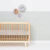 Little Green Sheep Organic Cot and Cotbed Fitted Sheet - Dove Rice
