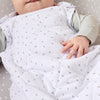 Little Green Sheep Organic Baby Sleeping Bag 2.5 Tog - White Rice