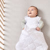 Little Green Sheep Organic Baby Sleeping Bag 2.5 Tog - White Rice