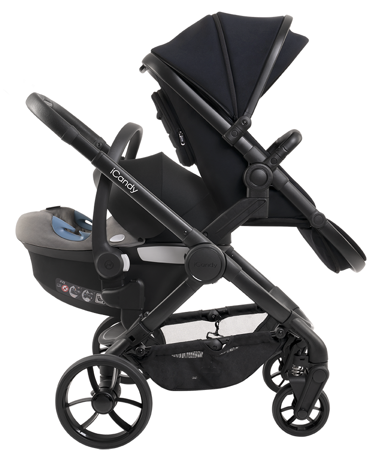 iCandy Peach 7 Double Black Edition Bumpstart Babyshop