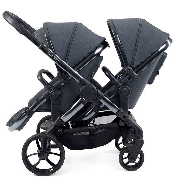 iCandy Peach 7 Twin Phantom Dark Grey Bumpstart Babyshop