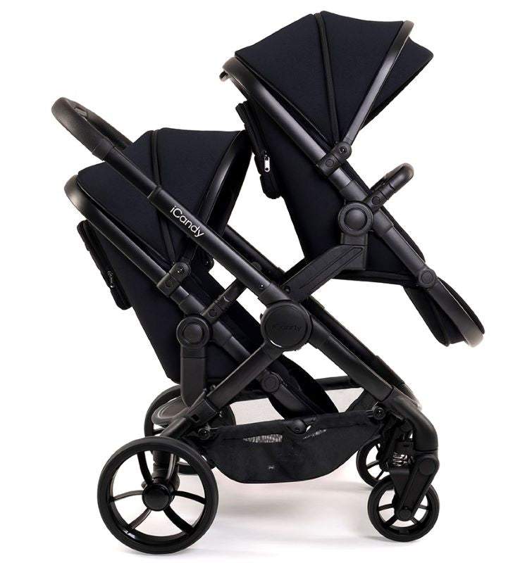 iCandy Peach 7 Double Black Edition Bumpstart Babyshop