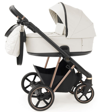 Babystyle Prestige Pram and Accessory Bundle - Ivory/Copper Vogue Chassis