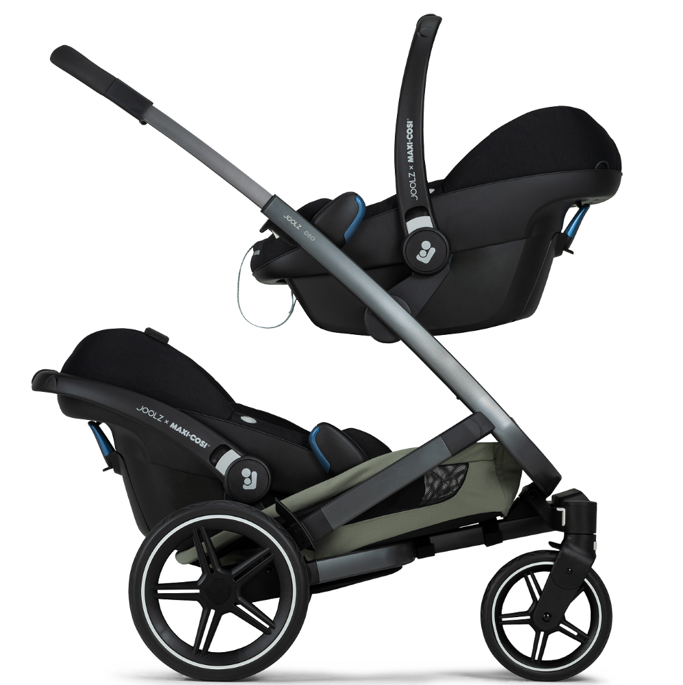 Joolz Geo3 Twin Urban Green Bumpstart Babyshop