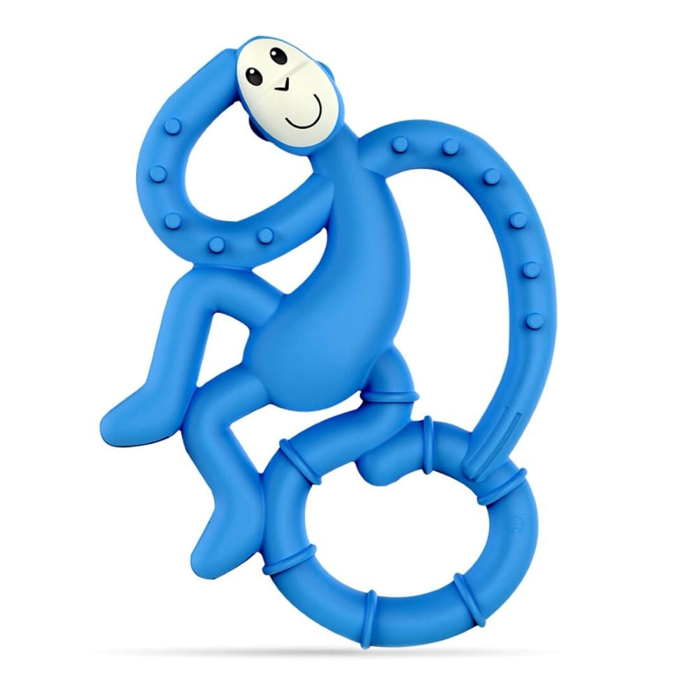 Matchstick Monkey Mini Monkey Teether - Blue – Bumpstart Babyshop