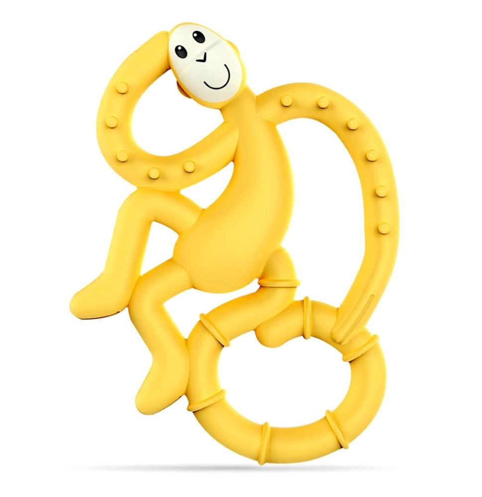 Matchstick Monkey Mini Monkey Teether - Yellow – Bumpstart Babyshop
