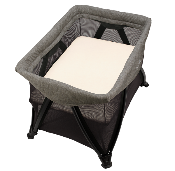 Nuna Sena Aire Travel Cot Charcoal Bumpstart