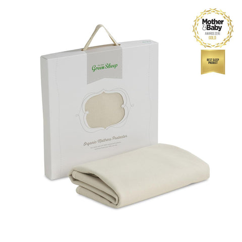 Little Green Sheep Organic Cotbed Mattress Protector