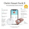 Owlet Monitor Duo: Smart Sock 3 + Cam 2 - Dusty Rose