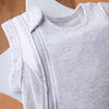 Purflo Swaddle to Sleep Bag Lightweight - Minimal Grey