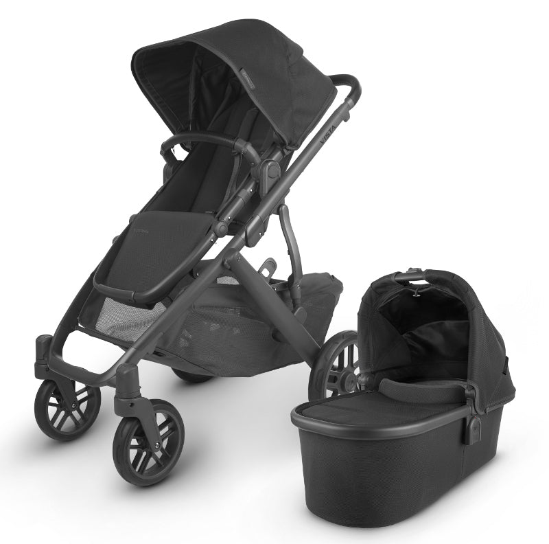Running with on sale uppababy vista