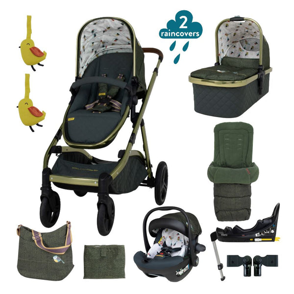 Cosatto Wow XL iSize Car Seat Travel System Bundle - Bureau