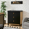 CuddleCo Rafi 2 Piece Furniture Set - Oak & Black