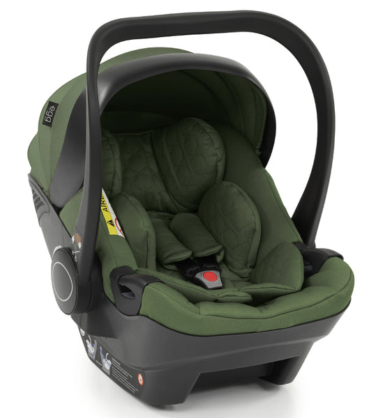 Egg Shell Infant Carrier and Isofix Base Bundle - Olive