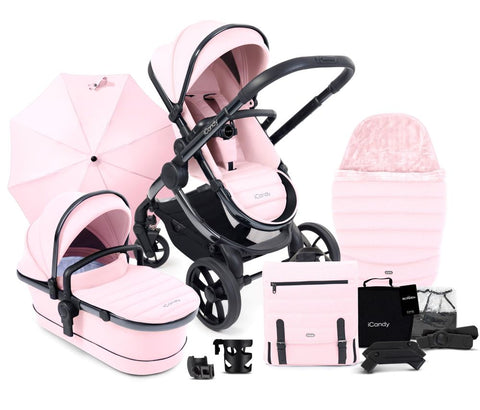 iCandy Peach 7 Complete Travel System and Accessory Bundle - Blush