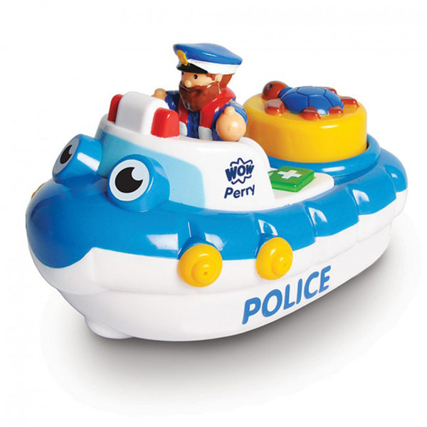 WOW TOYS - Police Boat Perry